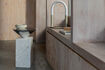 Miniature White marble side table Pride 2