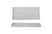Miniature White marble tray 38x18 cm Majsa 1