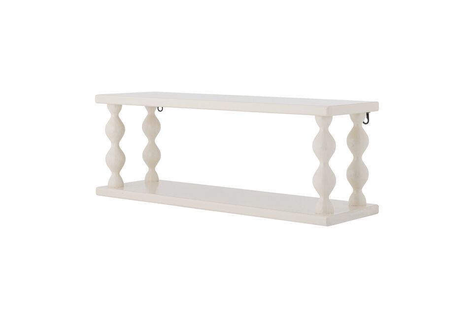 The Salino Shelf by Bloomingville is a beautiful wall shelf in white painted MDF