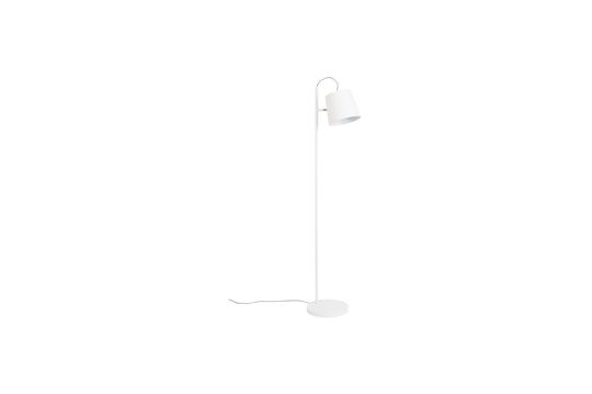 White metal floor lamp Buckle Head