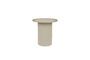 Miniature White metal round side table Sverre Clipped