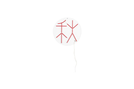 White neon acrylic wall lamp Sya Autumn Clipped
