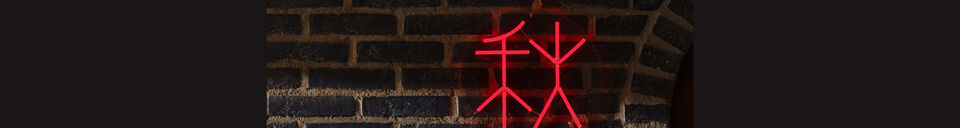Material Details White neon acrylic wall lamp Sya Autumn