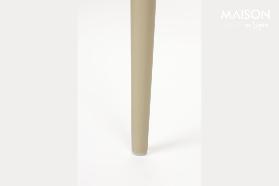 Whether you pair it with a raw wood table for a rustic feel