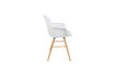 Miniature White polypropylene and wood armchair Albert Kuip 16