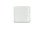 Miniature White porcelain dessert plate L20 Clipped