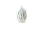 Miniature White porcelain vase h60cm Coral Clipped
