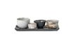 Miniature White stoneware Sushi set Masami 1