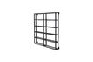 Miniature Wine Rack 67x67 cm in Black Iron Magne 1