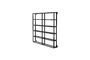 Miniature Wine Rack 67x67 cm in Black Iron Magne Clipped