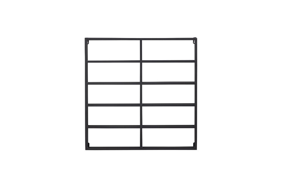 The Magne Wine Rack by Bloomingville is an elegant and practical metal wine rack