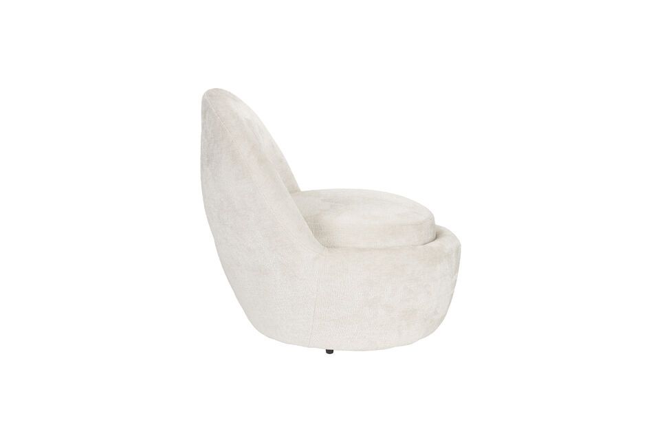 De stof in delicate tinten roept een discrete elegantie op