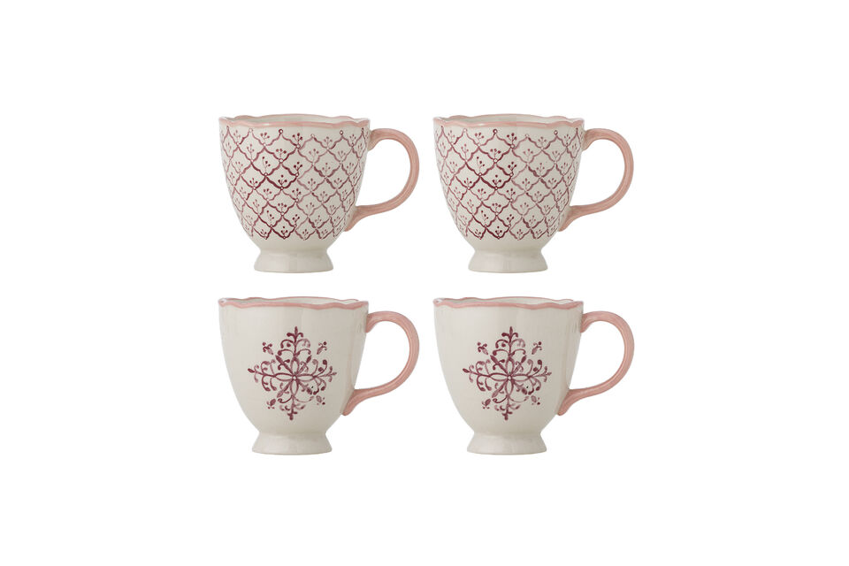 Wonderland Becher, Rose, Steingut Bloomingville