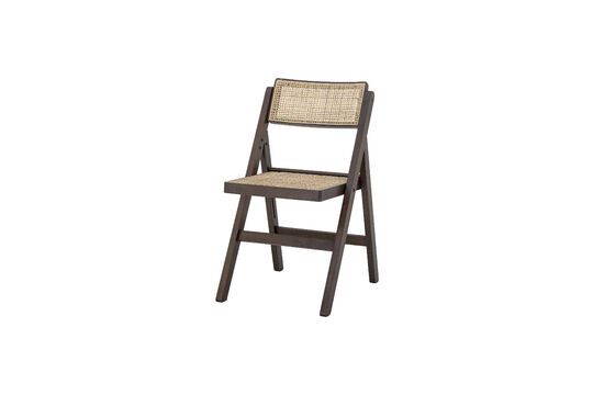Wood and wicker chair Loupe