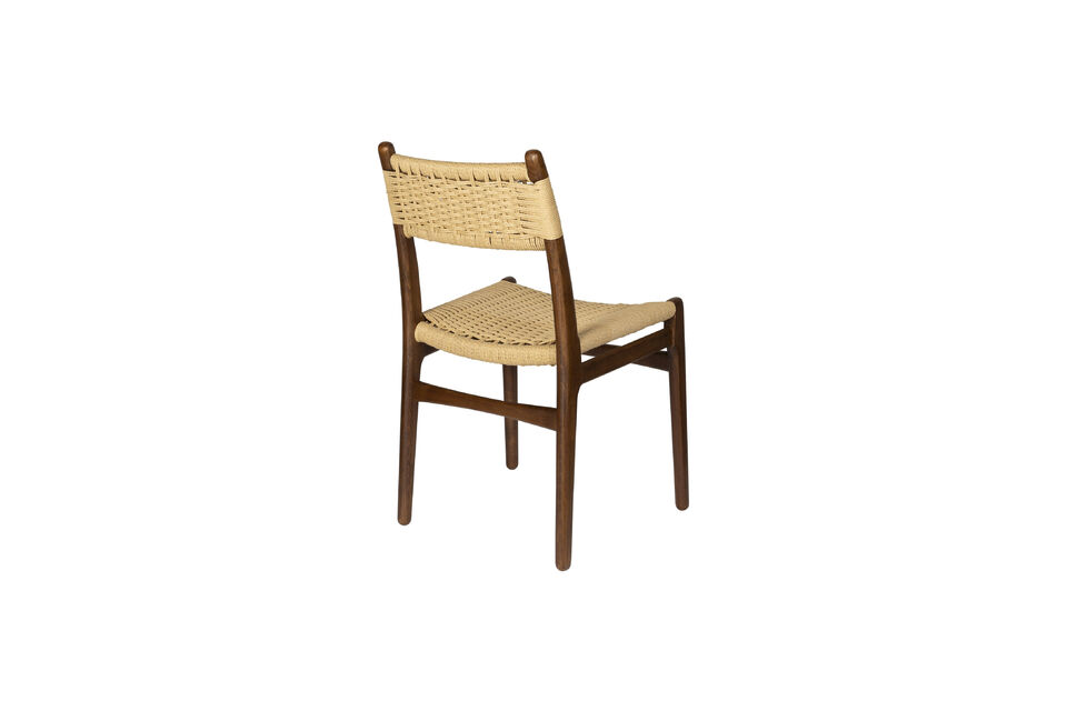 Wooden chair brown Cecile - 8