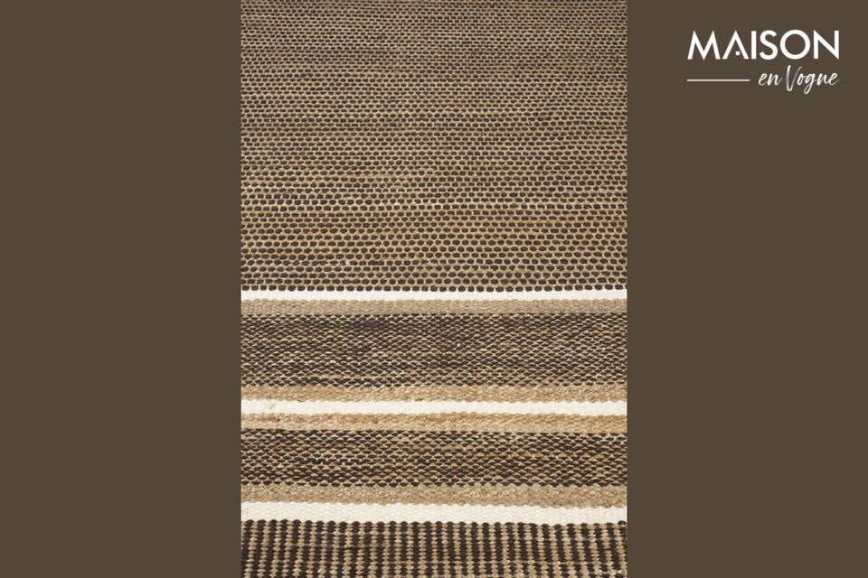 Discover our Djahe Brown Wool Rug