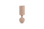 Miniature XL metal light pink table lamp Loa Clipped