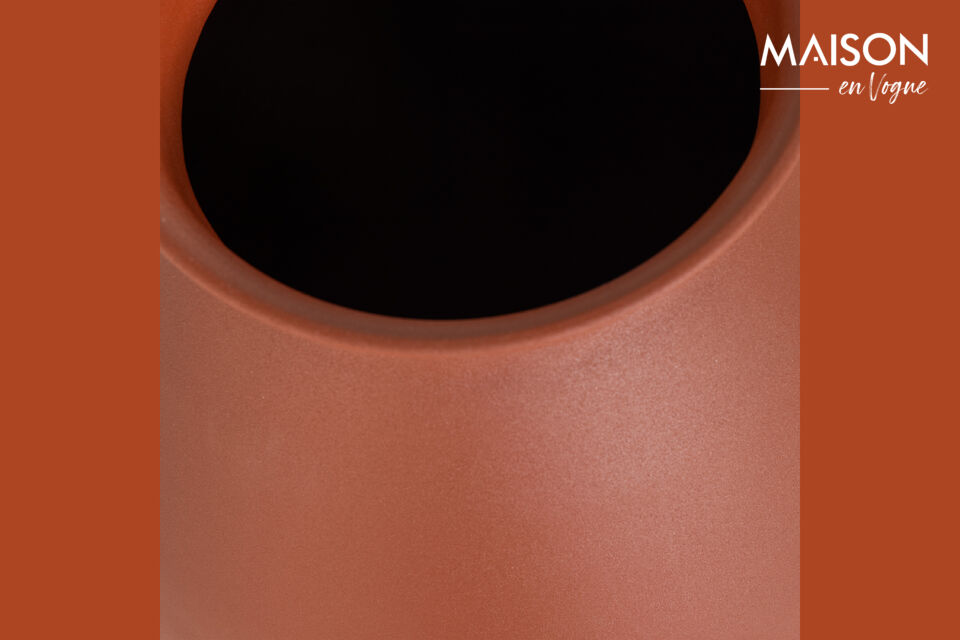Luxurious XXL vase Brown powder coating Versatile to style Part of the Caro series  The Caro vase
