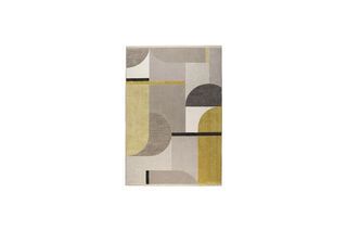 Yellow fabric rug 200x290 cm Hilton