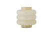 Miniature Yellow glass vase Sahara 1