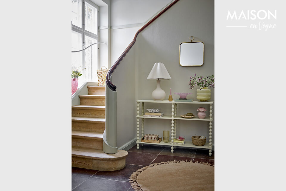 The soft and lively design adds a delicate touch that fits beautifully into most interiors