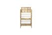 Miniature Zep natural bamboo folding bookcase 9