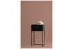 Miniature Zola black wood bedside table 4