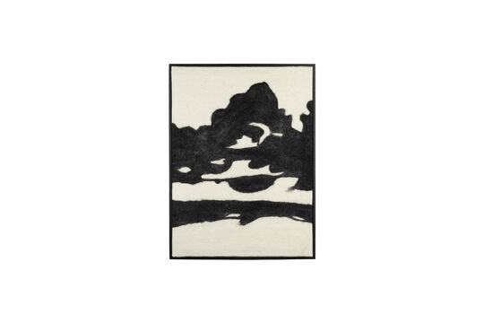 Zie de productbeschrijving zwart en wit wollen schilderij Sameer Zwart en wit wollen schilderij Sameer