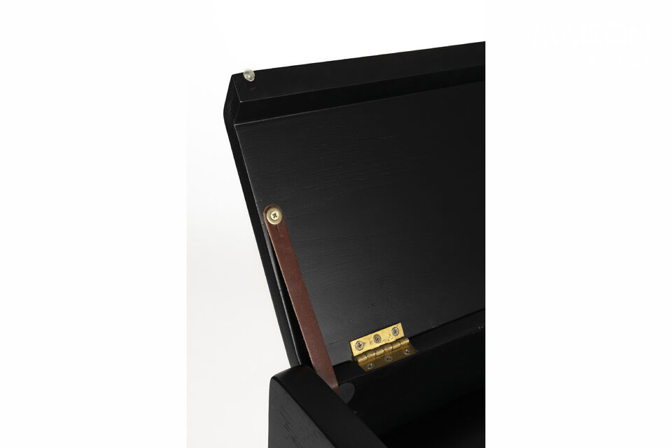 Zwart houten bureau Kaat - 14