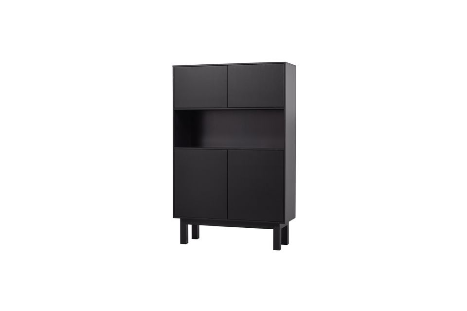 Zwart houten dressoir Finca Woood