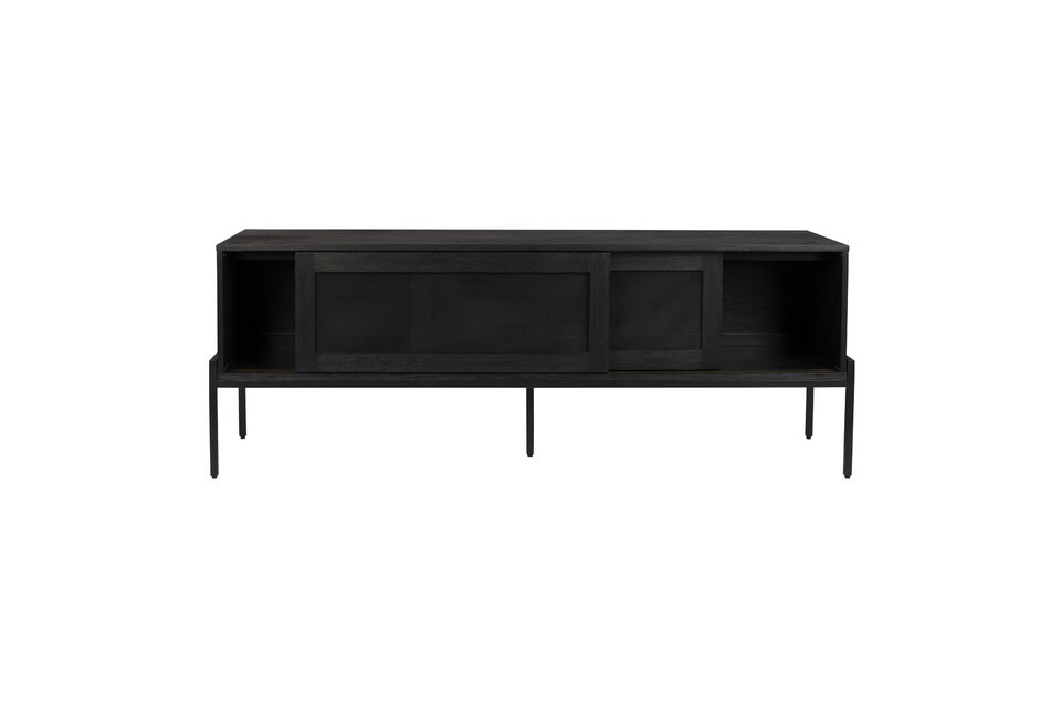 Zwart houten dressoir Hardy - 15