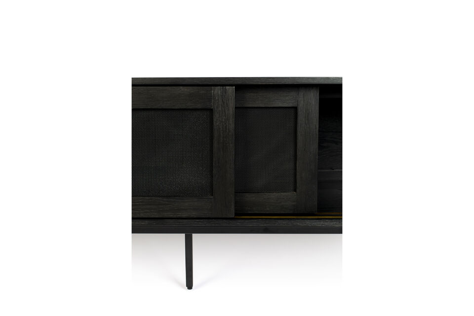 Zwart houten dressoir Hardy - 19