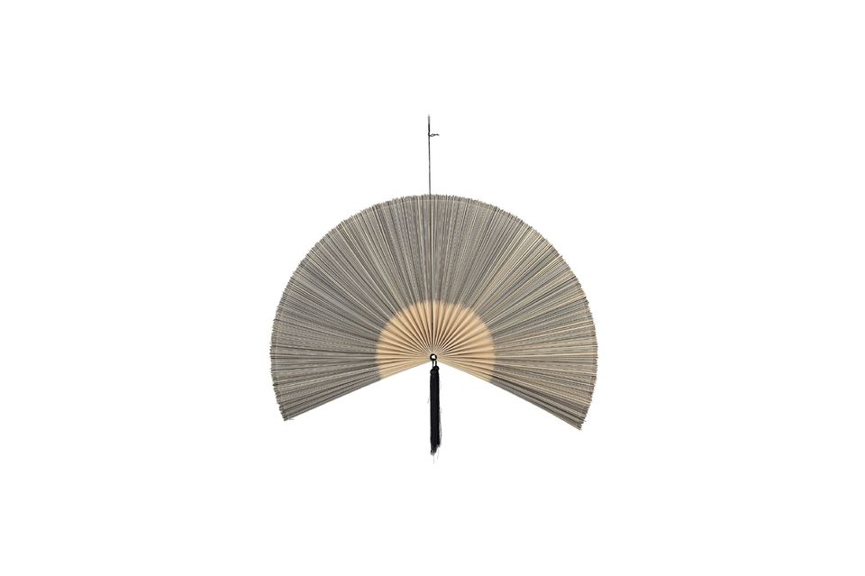 Zwarte bamboe wanddecoratie Jaime Bloomingville