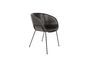 Miniatuur Zwarte kunstlederen fauteuil Feston Productfoto