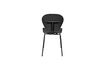 Miniatuur Zwarte stoel van gerecycled plastic The Ocean 8